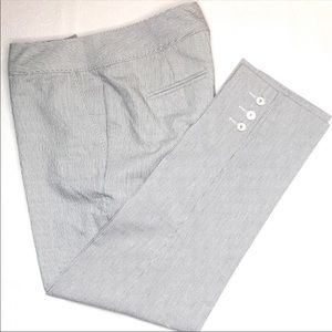 Pinstripe Ankle Dress Pants